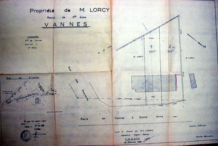 Lotissement Lorcy, 37, 39 route de Sainte-Anne (Vannes)
