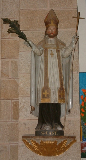 Statue : saint Cast