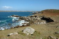Chemin côtier dit des douaniers de la plage du Corz à Porz Goret (Ouessant)