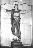 Statue (grandeur nature, d'applique) : Vierge, dite Notre-Dame de Botmel, église paroissiale Saint-Laurent (Callac)