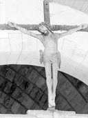 Poutre de gloire, chapelle Saint-Golven, le Vieux-Bourg (Taupont)