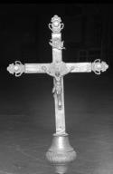 Croix de procession (1), chapelle Notre-Dame-de-Kergoat (Quéménéven)