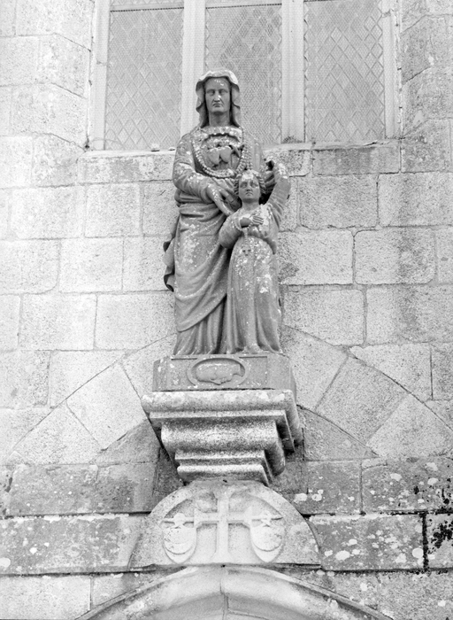 Groupe sculpté : Éducation de la Vierge, église Sainte-Zéphirine (Tréal)