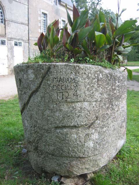 Cuve, 1724, abbaye Notre-Dame-de-Joye (Hennebont)