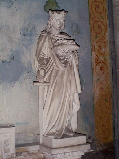 Statue (petite nature) : saint Louis