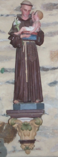 Statue sur culot : saint Antoine de Padoue