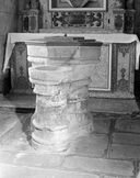 Fonts baptismaux, église paroissiale Saint-Vinoc (Plouhinec-29)