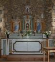 Le maître-autel de la chapelle Saint-Marc (Planguenoual fusionnée en Lamballe-Armor en 2019)