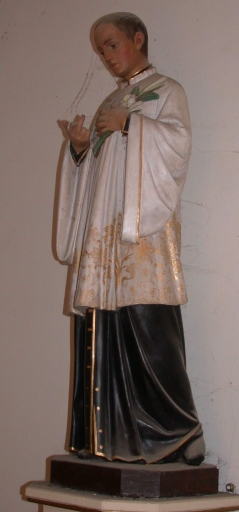 Statue sur culot : Saint Louis de Gonzague
