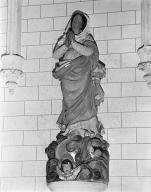 Statue (grandeur nature) : Immaculée Conception, église paroissiale Saint-Saturnin (Sarzeau)