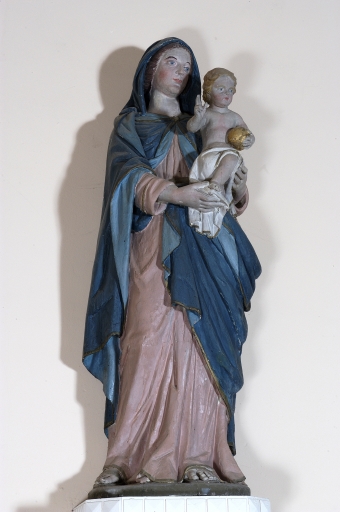 Statue sur culot : Vierge à l'Enfant