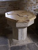 Fonts baptismaux, église Saint-Laurent (Montertelot)