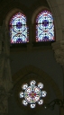 Ensemble des 27 verrières de la nef (baies 3 à 16, 201 à 214)