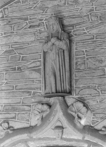 Statue : Vierge, église paroissiale Saint-Pierre (Motreff)