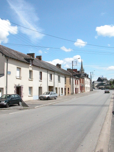 Alignement de maisons, 16-28 rue de Saint-Brieuc (Bédée)