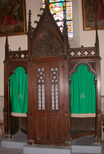 Paire 1 de confessionnaux