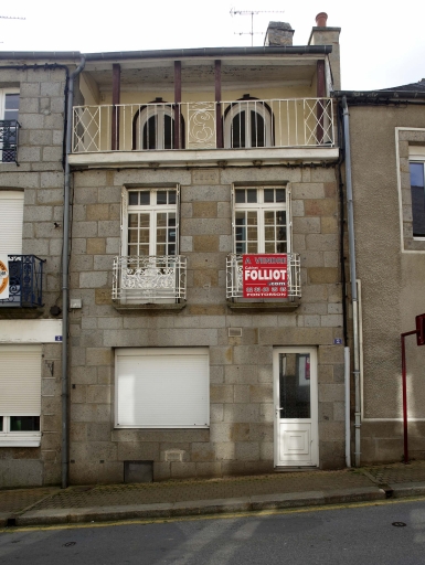 Maison, 2 rue de Pontorson (Antrain fusionnée en Val-Couesnon en 2019)