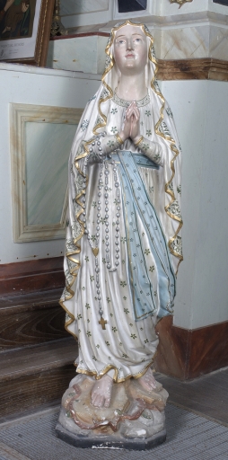 Statue : Vierge, dite Notre-Dame de Lourdes