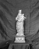 Statue (statuette) : Vierge à l'Enfant, dite Notre-Dame de Penhors, église paroissiale Saint-Faron (Pouldreuzic)