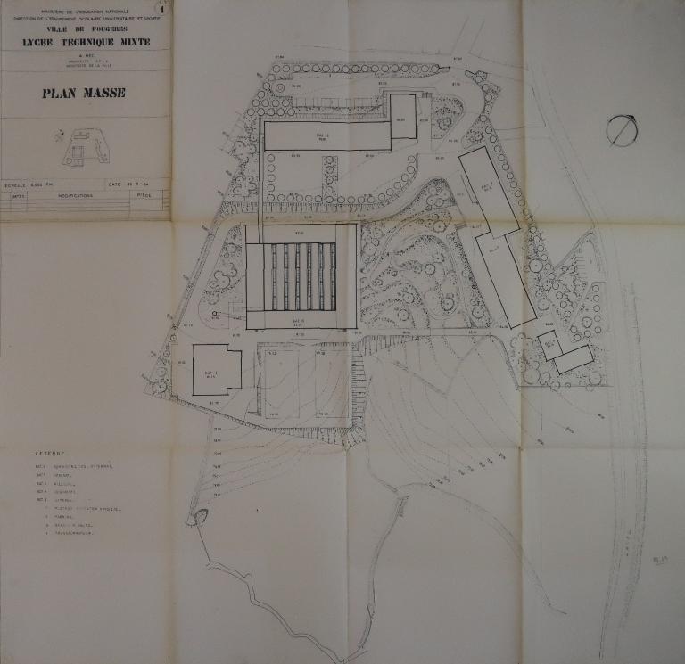 Lycée professionnel Jean Guéhenno, 3 promenade du Gué Maheu (Fougères)