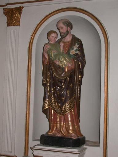 Statue : Saint Joseph et l'Enfant