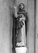 Statue (d'applique, petite nature) : saint Vincent Ferrier, chapelle Saint-Vincent-Ferrier (Persquen)