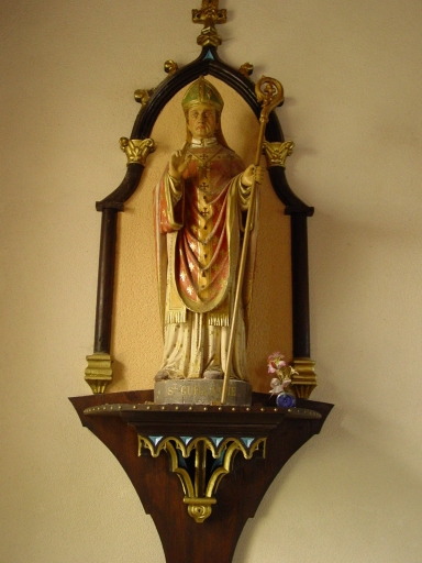 Statue (petite nature) : saint Guillaume