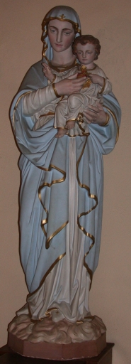 Statue : Vierge à l'Enfant, dite Notre-Dame du Sacré Coeur