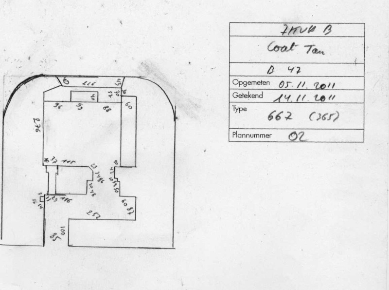 Bunker - casemate, variante du type 667 pour un canon de 5 cm, Menguen, sur la crête orientée vers la route de Guilers (à l'ouest de l'actuelle rue de Kerléo) (Brest)