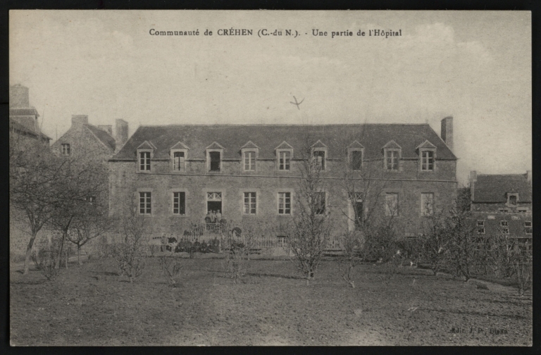 Pensionnat de la congrégation des Filles de la Divine Providence, 11 rue Guy Homery ; rue du Sacré-Coeur ; rue de la Fontaine ; route de l'Arguenon (Créhen)