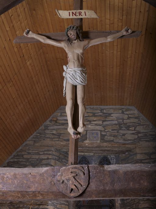 Poutre de gloire, chapelle Saint-Jean (Ruffiac)