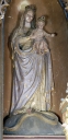 Statue couronnée : Vierge à l'Enfant