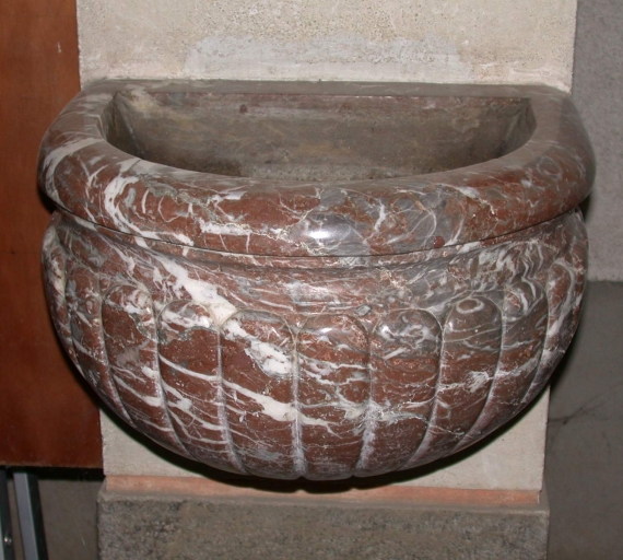 Série de 3 bénitiers d'applique