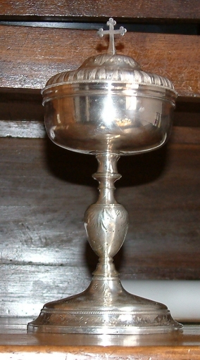 Ciboire, église paroissiale Saint-Aubin (Yffiniac)