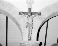 Croix (petite nature), église paroissiale Saint-Colomban (Plougoulm)