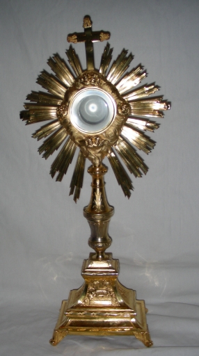 Ostensoir n°1, église paroissiale Saint-Martin (Javené)
