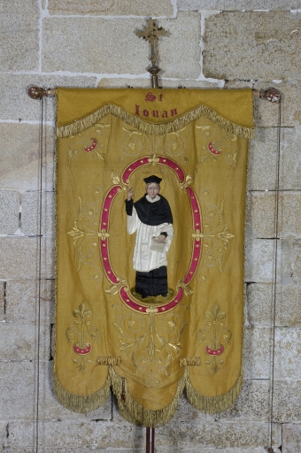 Bannière de procession n°1 : Saint Yves ; Saint Pierre