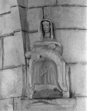 Groupe sculpté : Vierge de Pitié, église paroissiale Saint-Gilles (Plonéis)