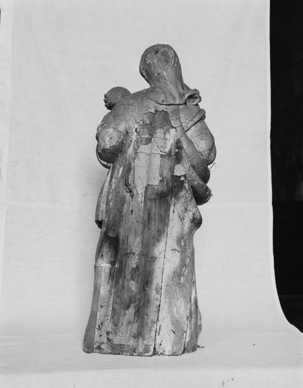 Statue (statuette) : Vierge à l'enfant (2), chapelle Notre-Dame-du-Loc (Saint-Avé)