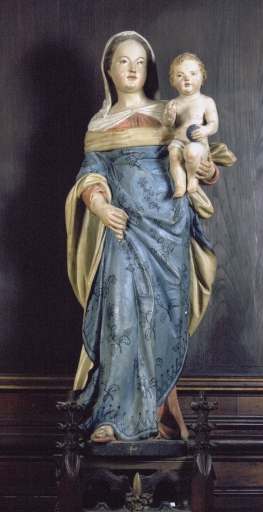 Statue : Vierge à l'Enfant, rue Saint-Etienne (Jugon-les-Lacs fusionnée en Jugon-les-Lacs - Commune nouvelle en 2016)