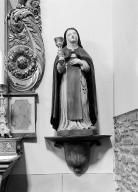 Statue (petite nature, d'applique), église paroissiale Saint-Idunet (Châteaulin)