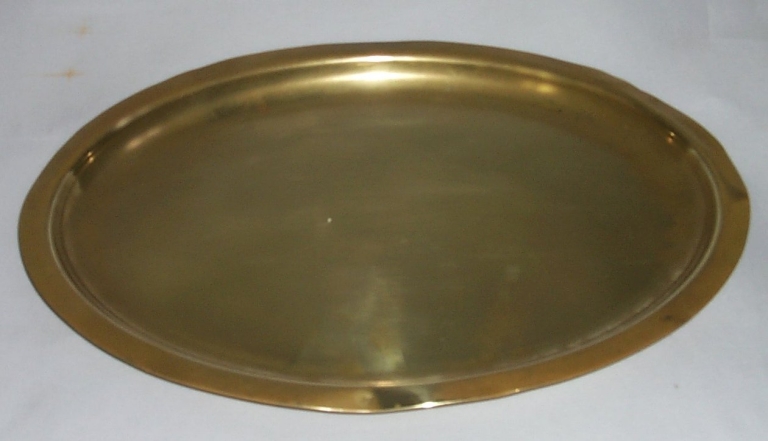 Paire de plateaux de communion