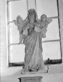 Statue (petite nature) : Couronnement de la Vierge, chapelle Saint-Armel (Caden)