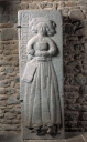Dalle funéraire de dom Gilles Dupré ou de Gilles Louvel (Tressé fusionnée en Mesnil-Roc'h en 2019)