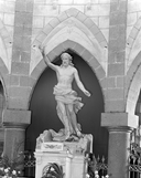 Statue (5, figure colossale) : ange, saint Pierre, saint Paul, cinq plaies du Christ, église paroissiale Saint-Pierre, Saint-Paul (Evran)