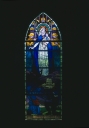 Verrière-ex-voto de la maîtresse-vitre : Notre-Dame de l'Espérance