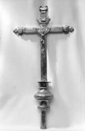 Croix de procession, église paroissiale Saint-Christophe (Saint-Christophe-des-Bois)