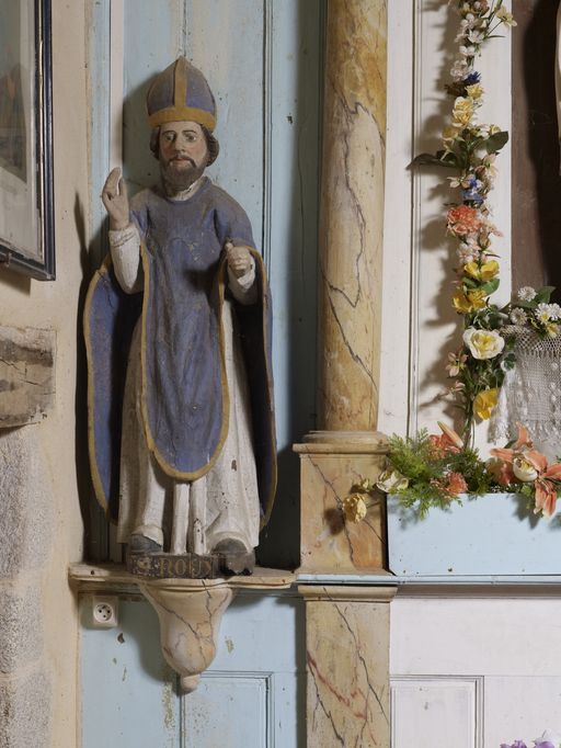 Statue : Saint Roux, chapelle Saint-Sébastien (Sérent)