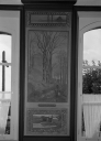 Peinture : L'Hiver, buffet de la gare (Carhaix-Plouguer)