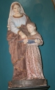 Groupe sculpté : Education de la Vierge
